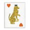 Stupell Industries Leopard & Hearts Card Framed Giclee, design by Svetlana Aleynikova